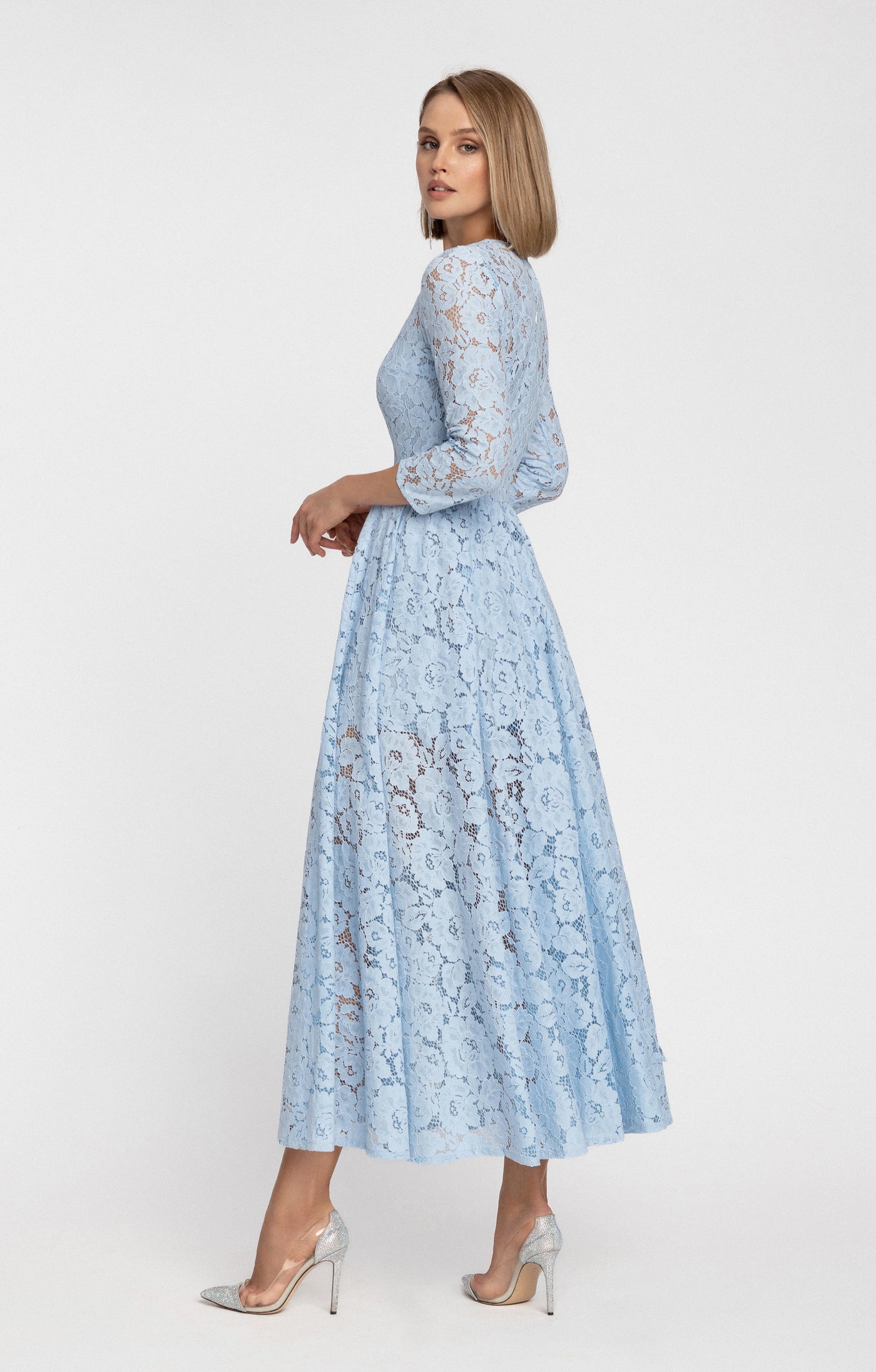 Lace dress "Vicktoria" Light Blue