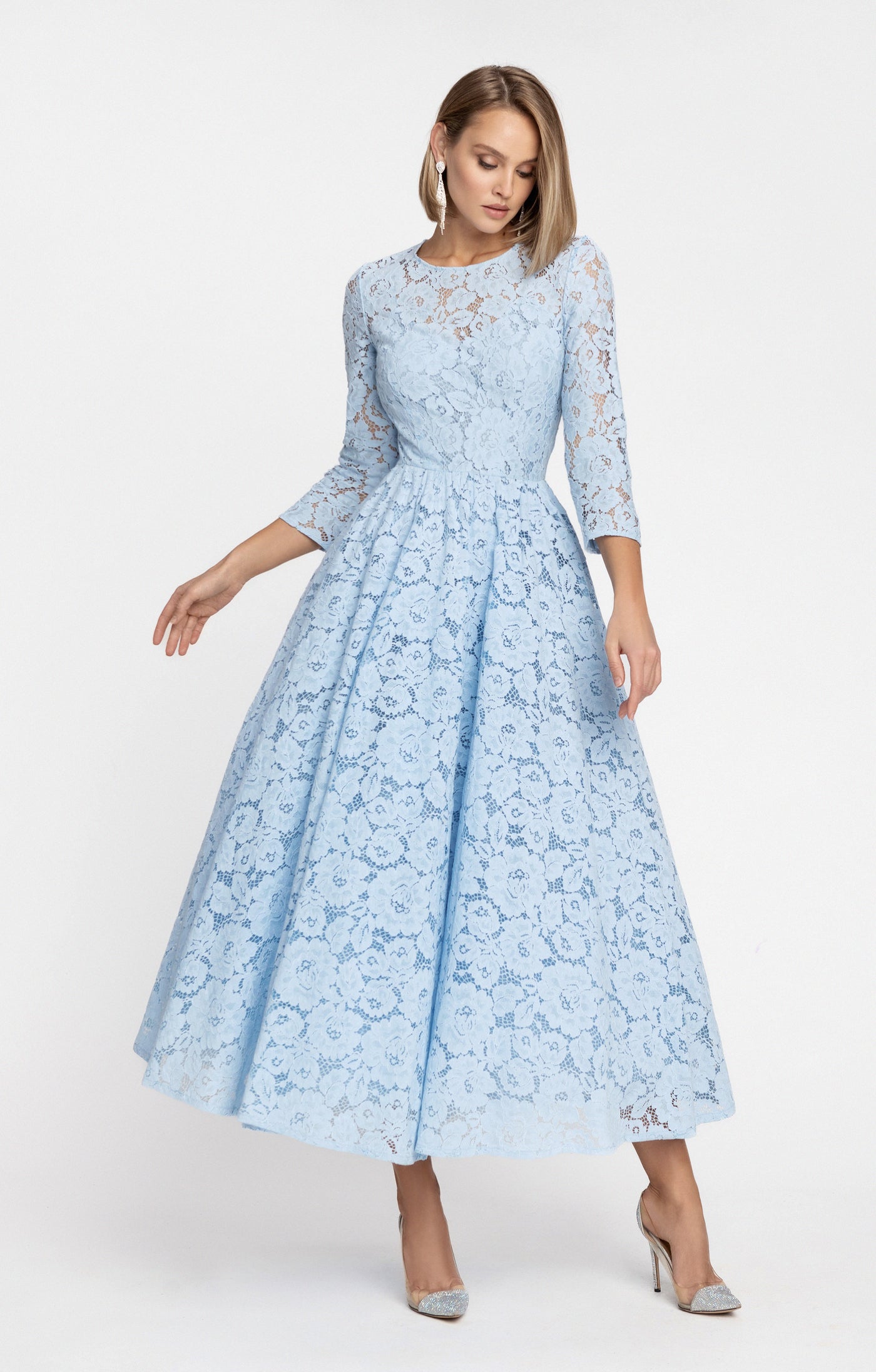 Lace dress "Vicktoria" Light Blue