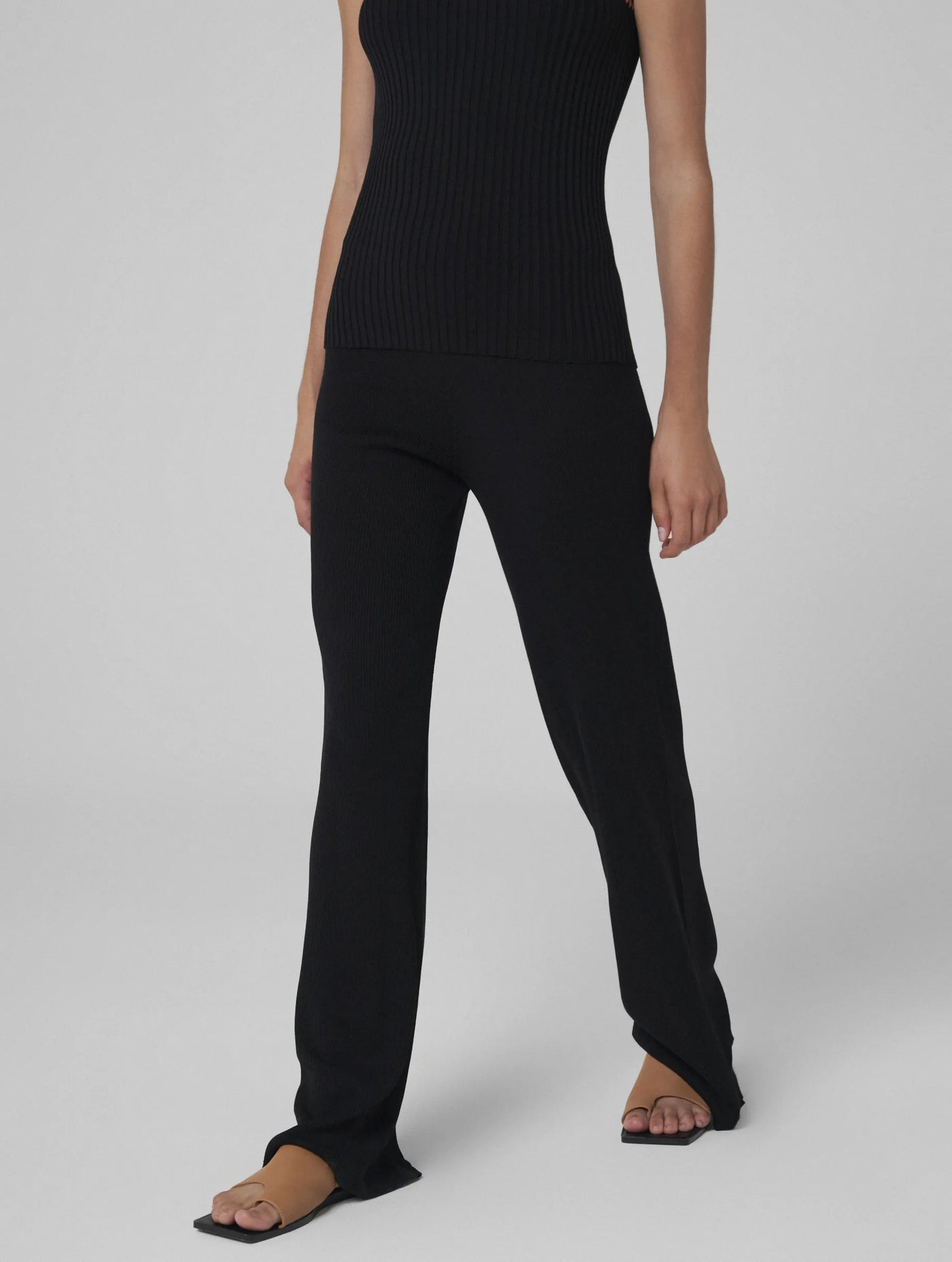 DANIAH Tencel knitted pants black