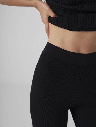 DANIAH Tencel knitted pants black