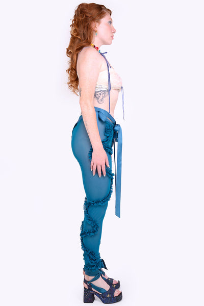 Beth Leggings in Teal  - Made To Order