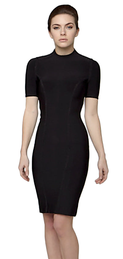 Black bodycon with embellishments