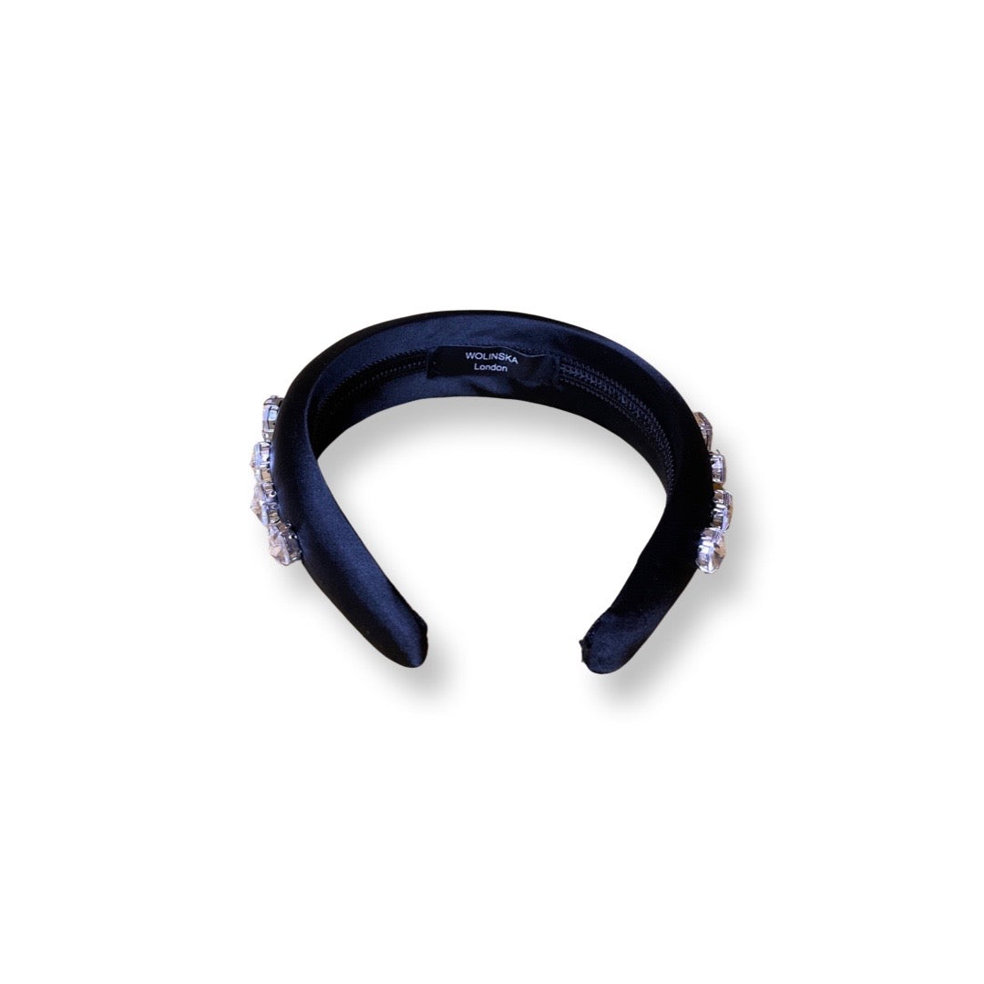Crystal Satin headband