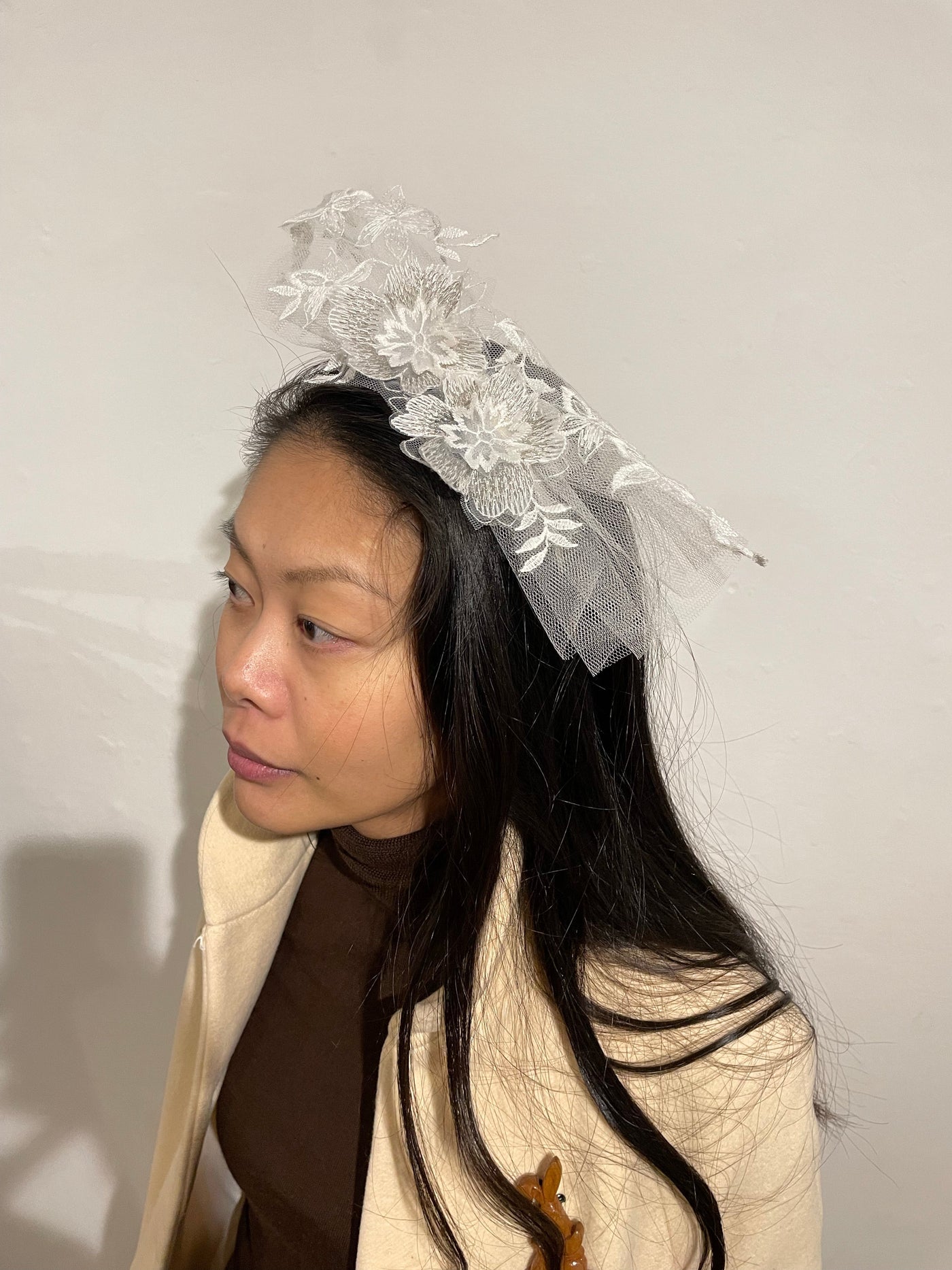 Embroidered headband