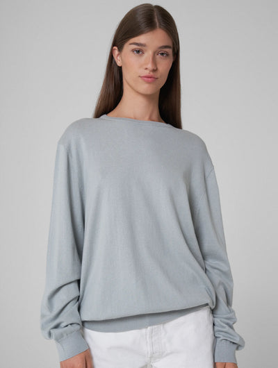 KALA crew-neck sweater blue