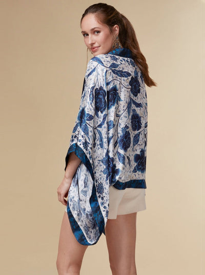 Florence Silk Kimono Top
