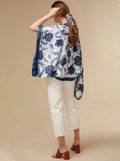 Florence Silk Kimono Top