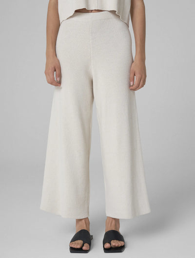 LINA Cropped knitted pants