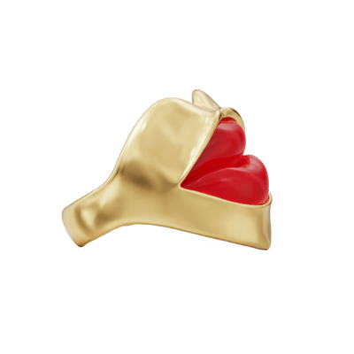 Love Lips Rouge Cuff
