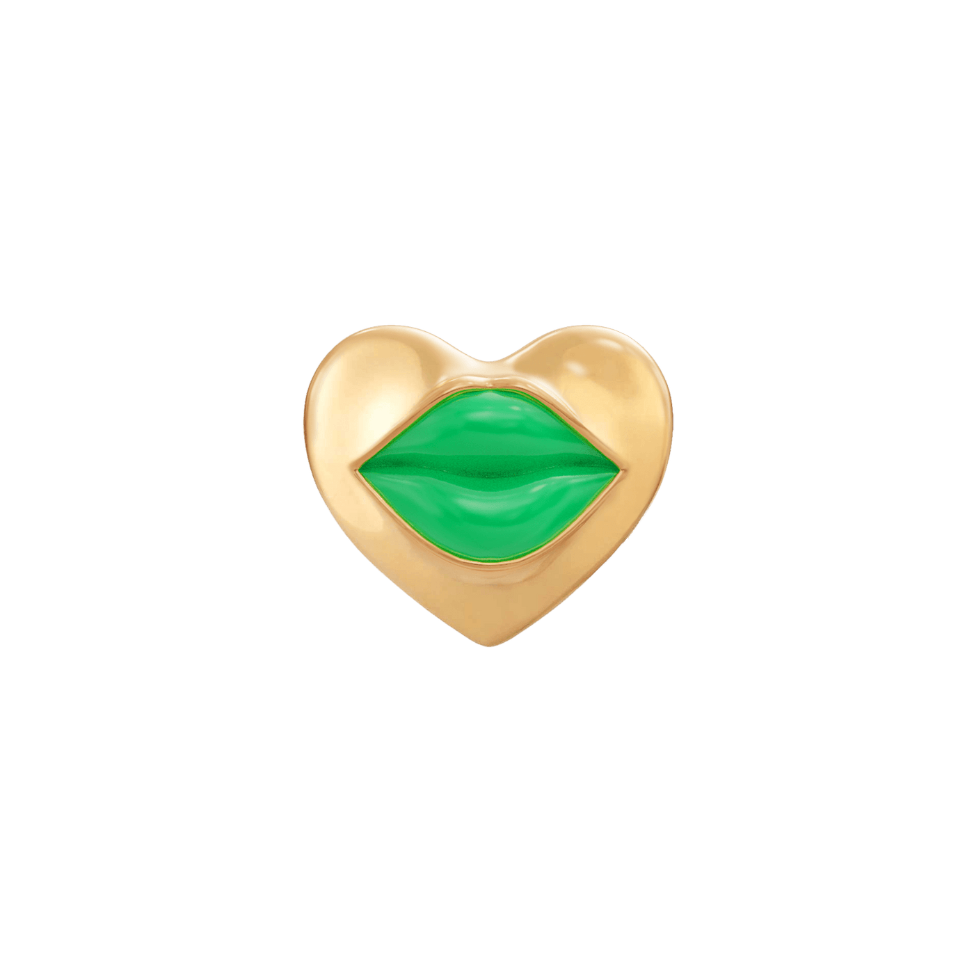 Love Lips Rouge Earring - Gold