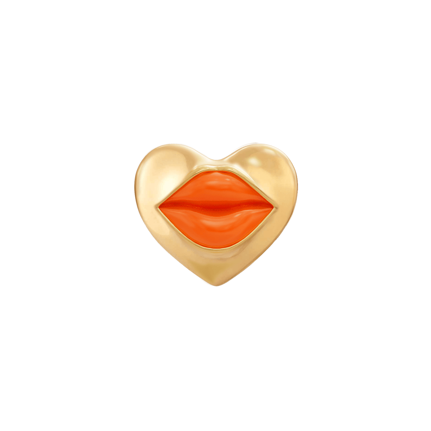 Love Lips Rouge Earring - Gold