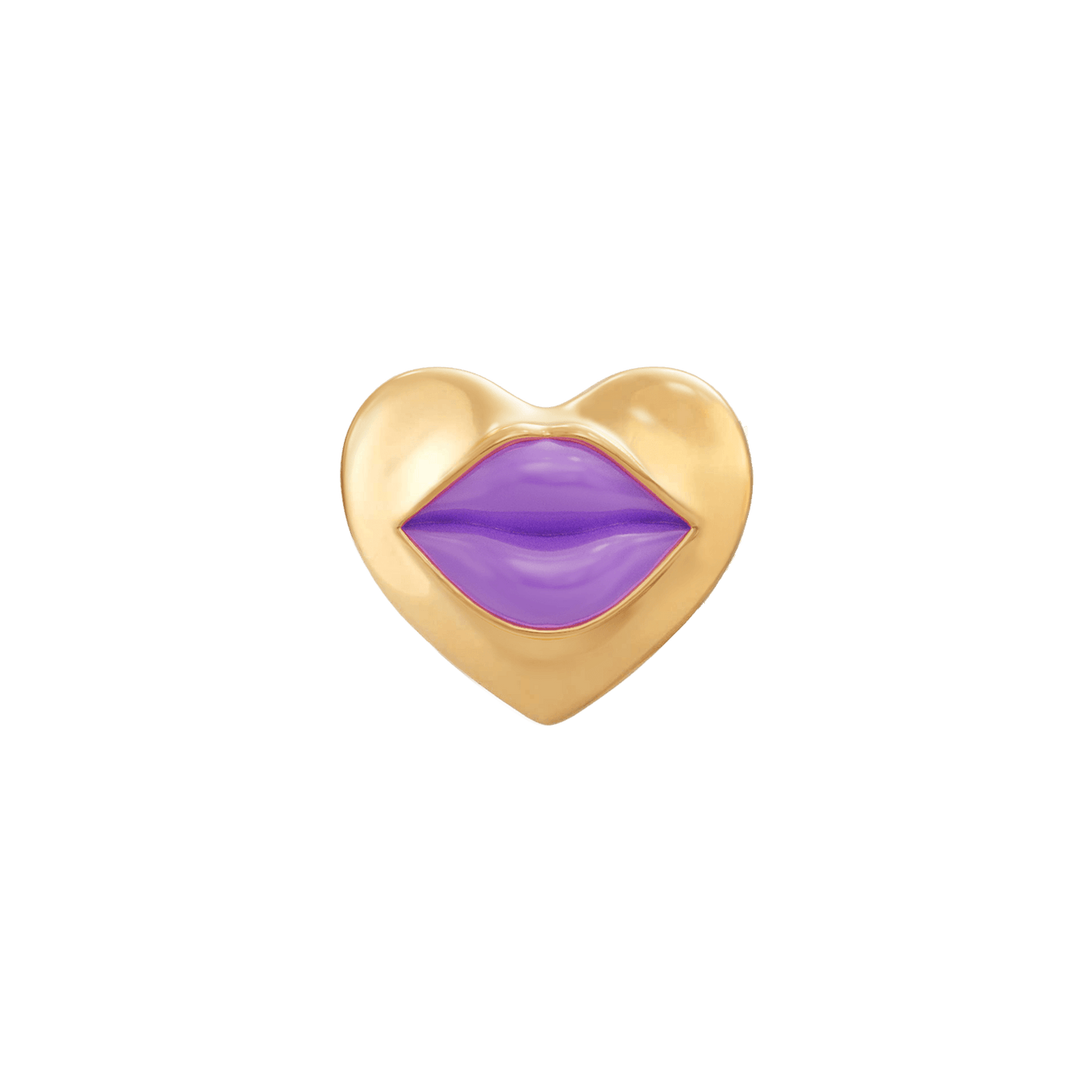 Love Lips Rouge Earring - Gold