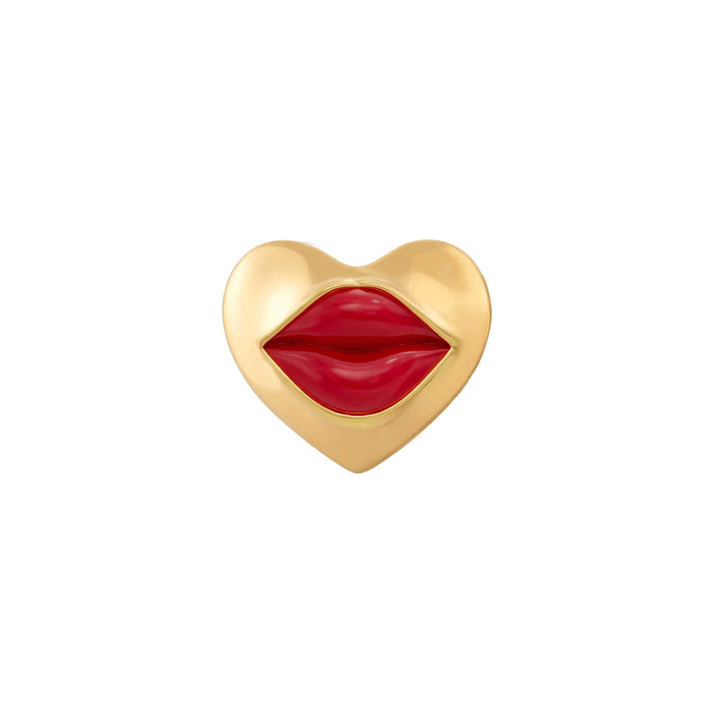 Love Lips Rouge Earring - Gold