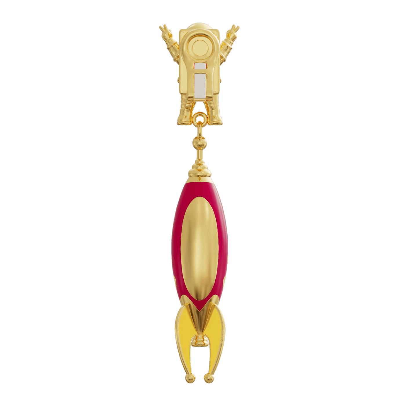 Major Tom & Spaceship Earrings