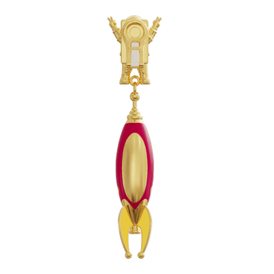 Major Tom & Spaceship Earrings