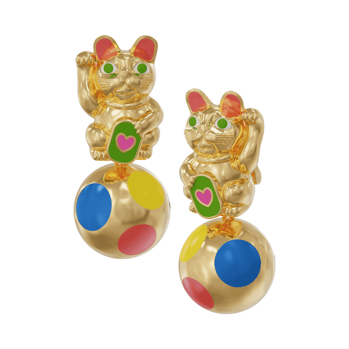 Maneki Neko Earrings