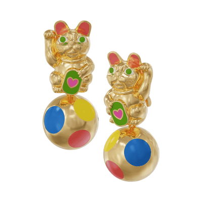 Maneki Neko Earrings