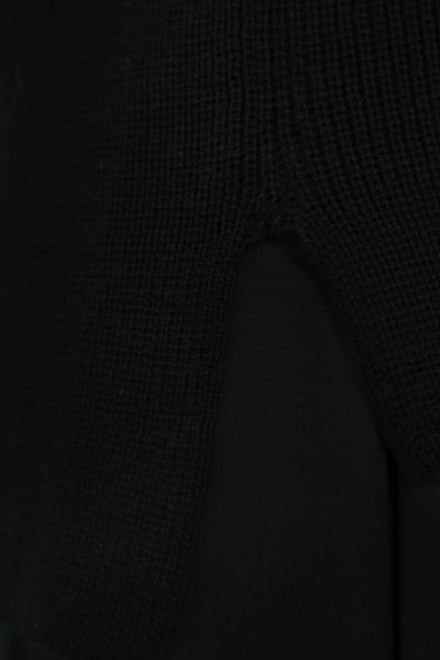 Ottawa  - High Neck Sweater - Licorice