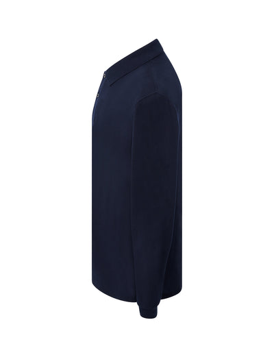 LONG SLEEVE POLO CLASSIC FIT - NAVY