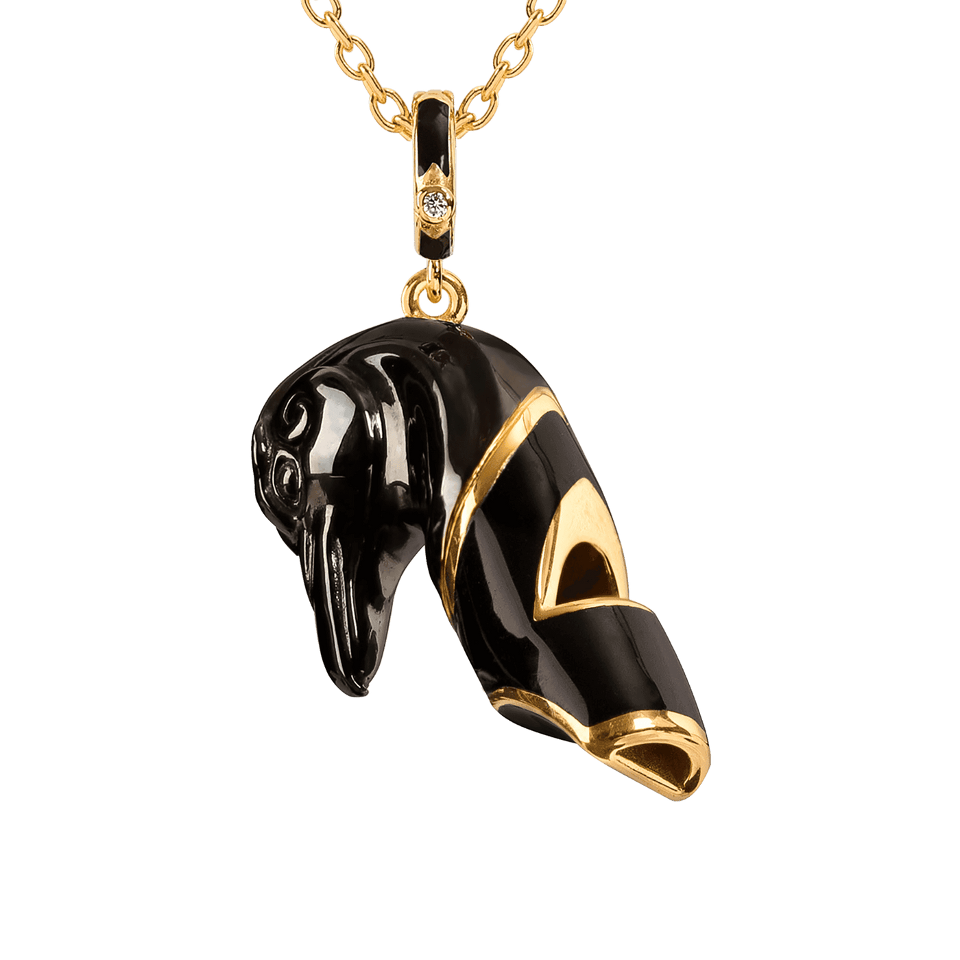 Raven Whistle Necklace