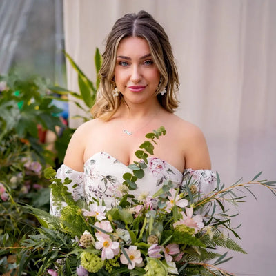 Gardenia Floral Gown