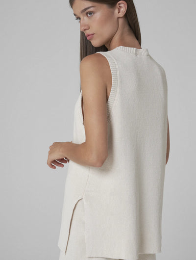 SALMA Relaxed knitted  tank-top