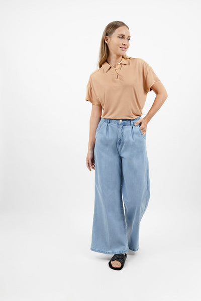 Los Angeles - Wide Leg Jeans- Sky