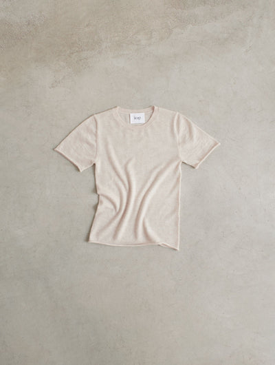 Cashmere knitted T-shirt