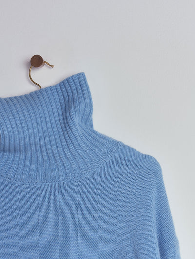 ADA Cashmere knitted turtleneck sweater Blue