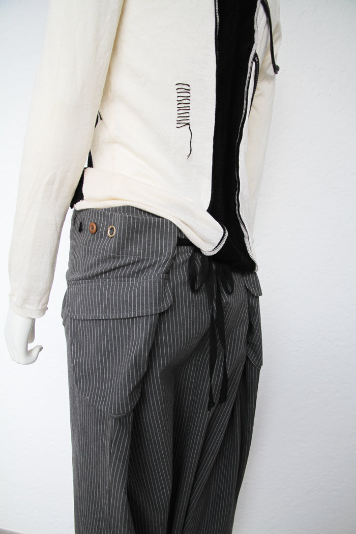 Pants Unisex Cecil gray strip