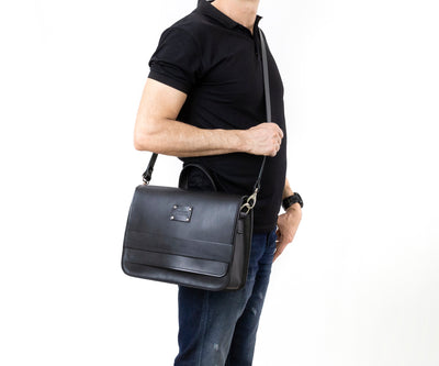 Bag Mod 160 Cuoio Black