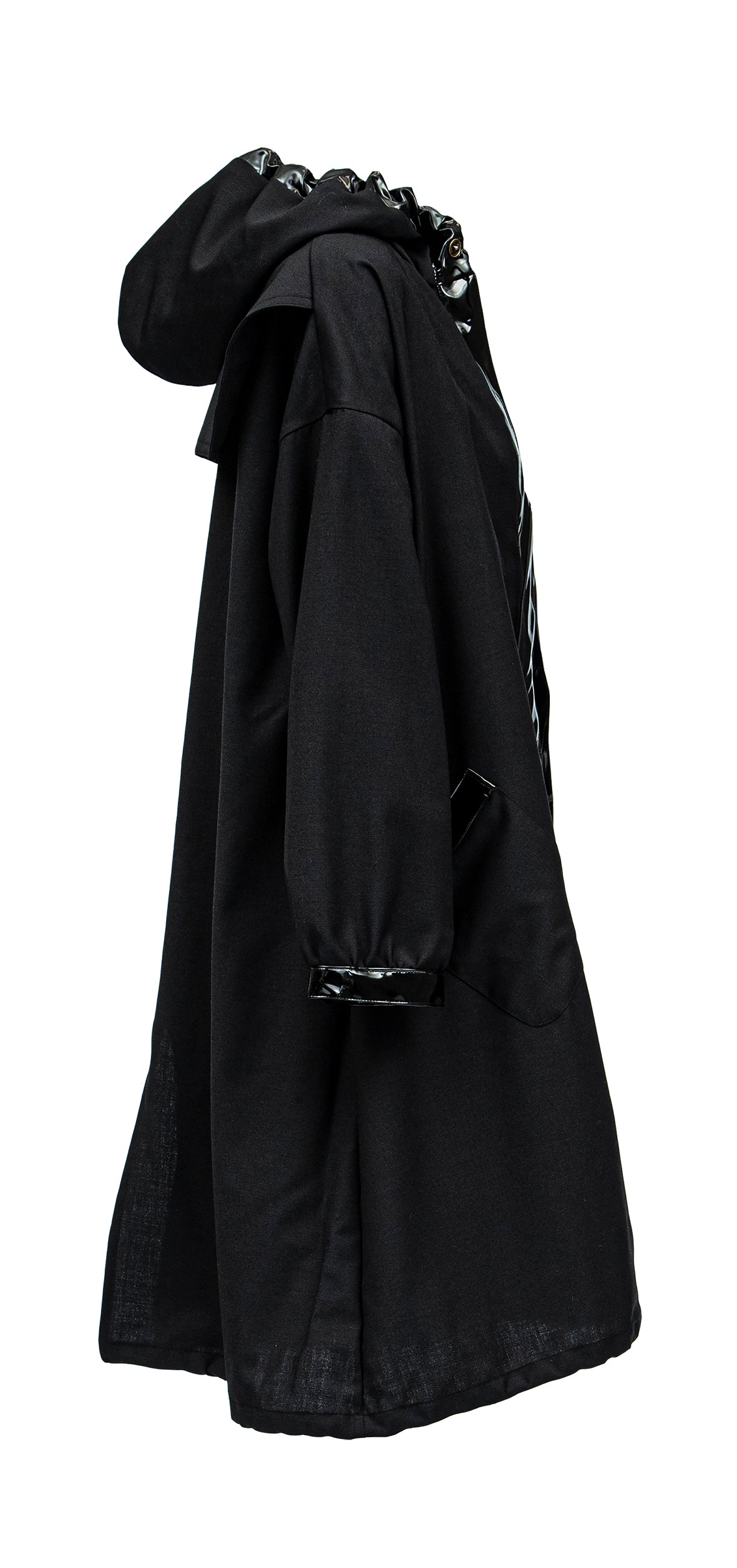 Joanna - Hooded Wool Trench Coat