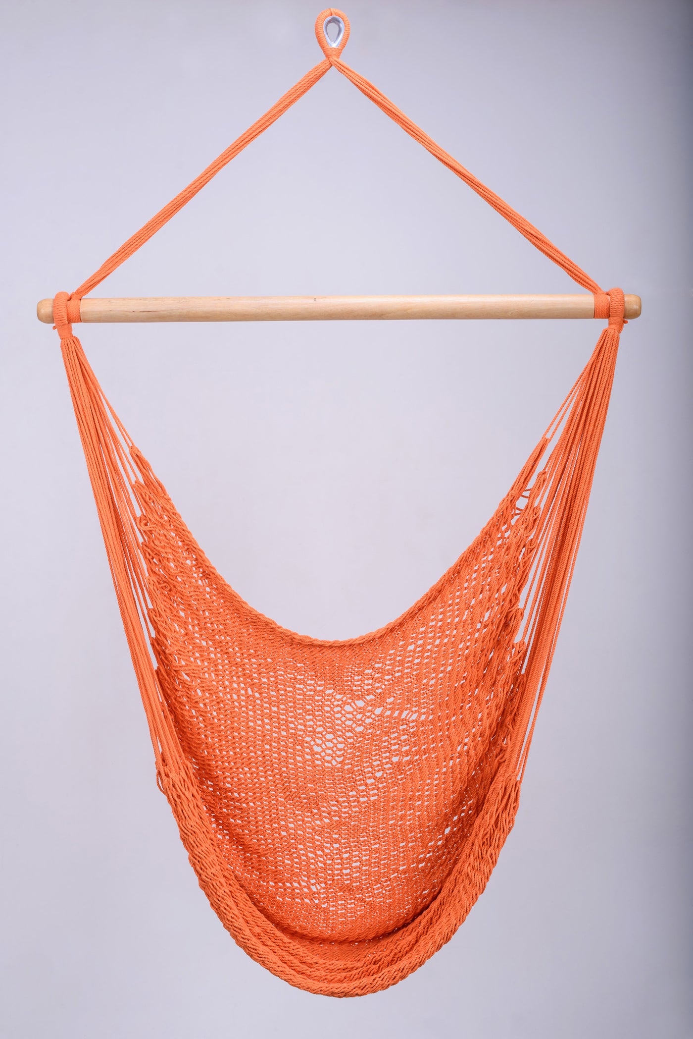 Vivid Orange Cotton Hammock Swing