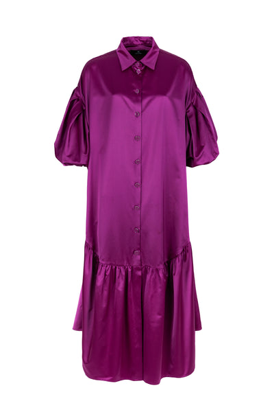 Long Purple Oversized Dress