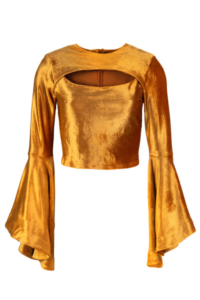 Bronze Velvet Sweater
