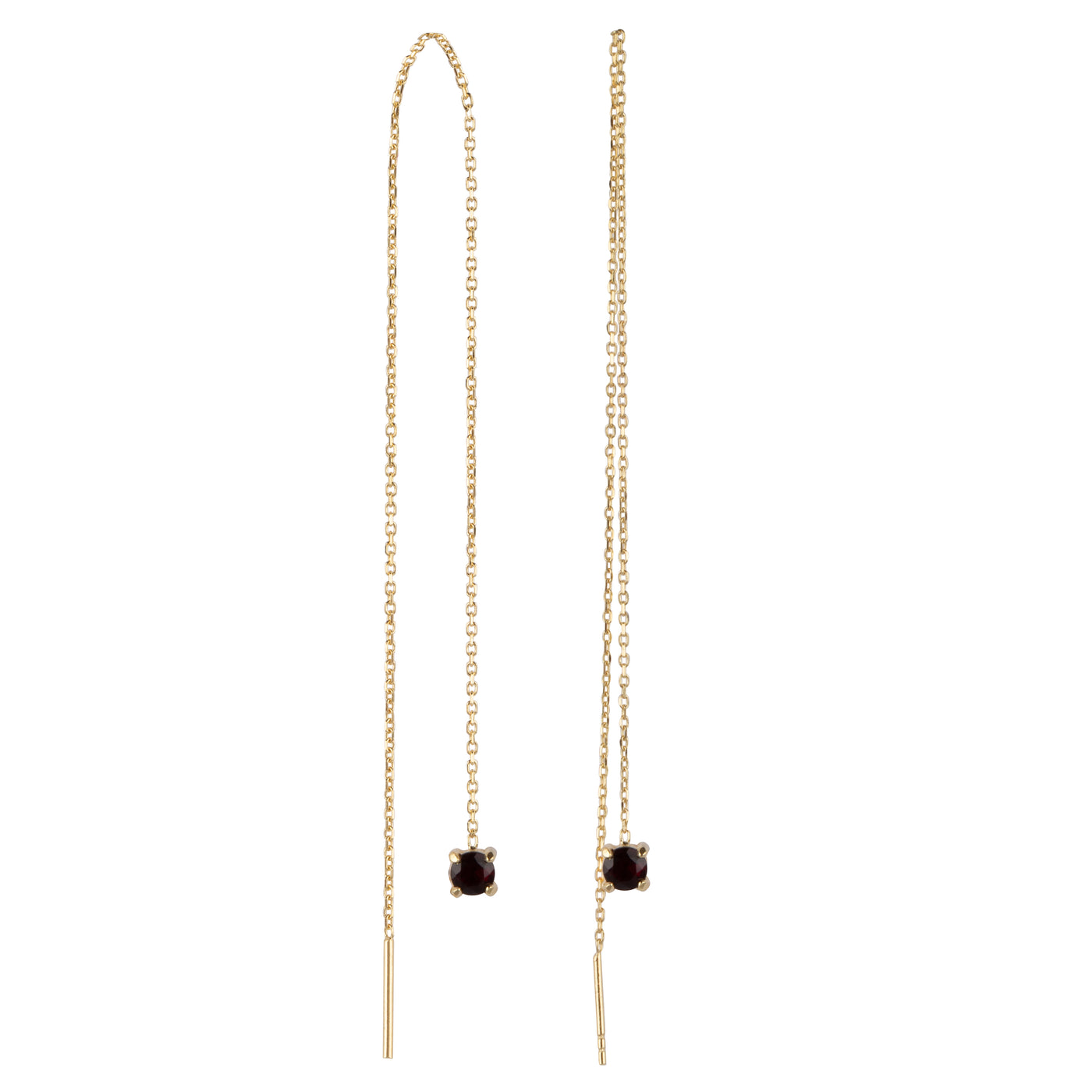 Asya Garnet Earrings