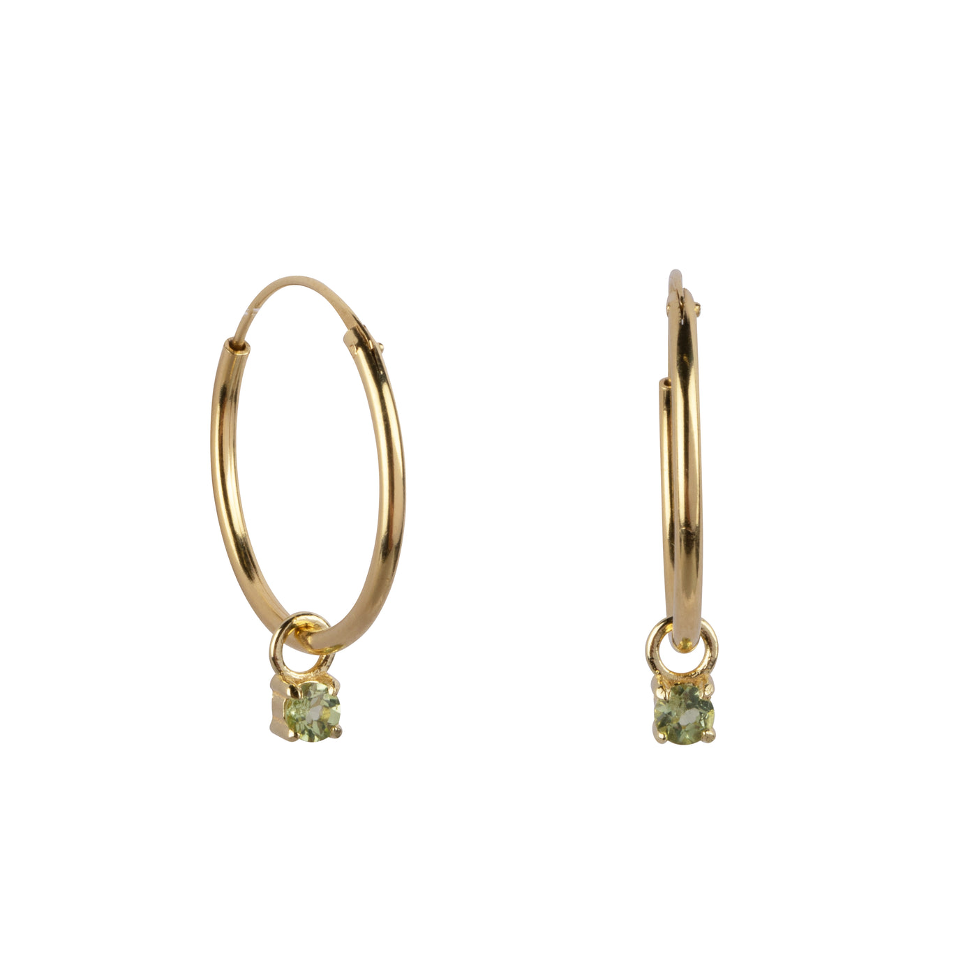 Irem Peridot Hoops