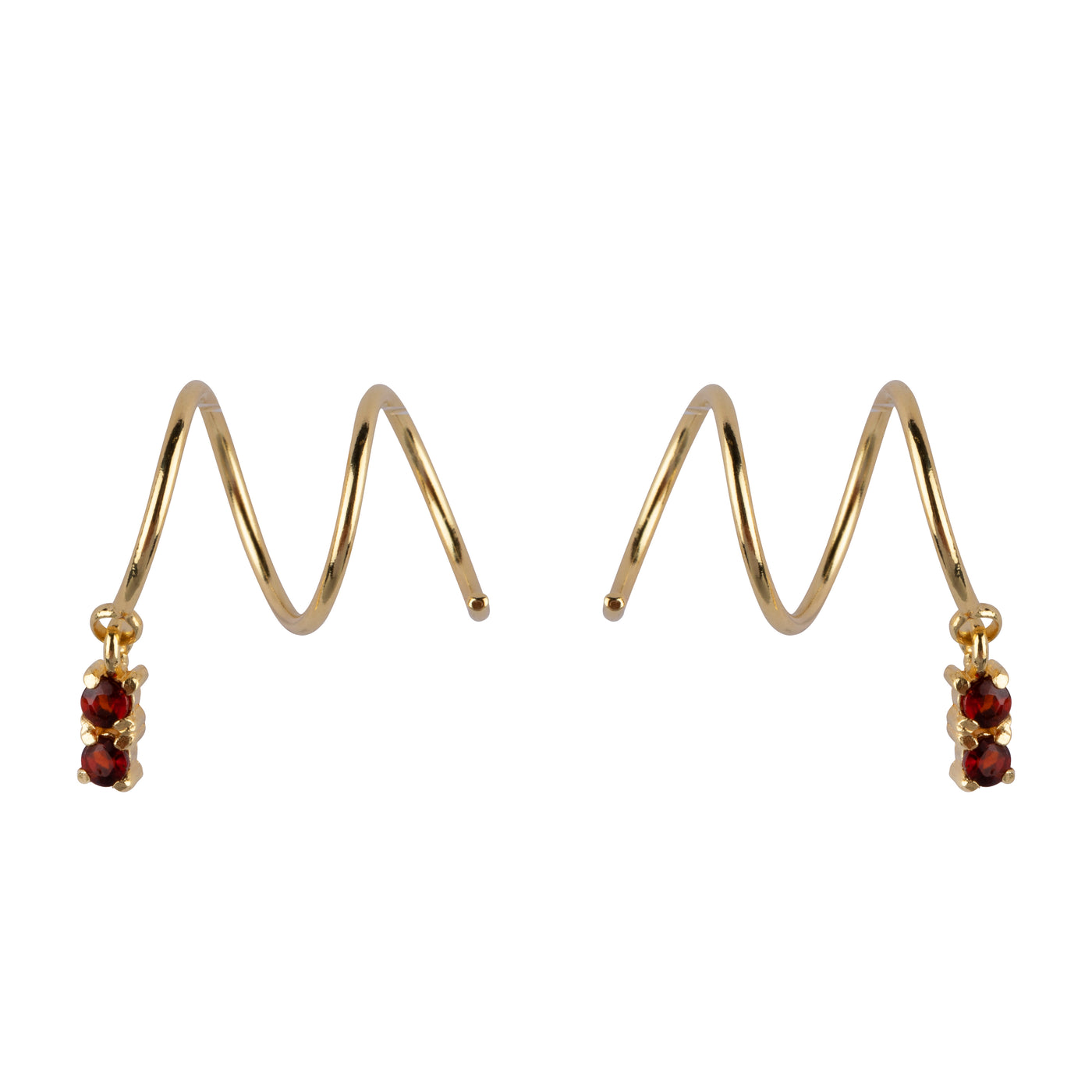 Rumi Garnet Earrings