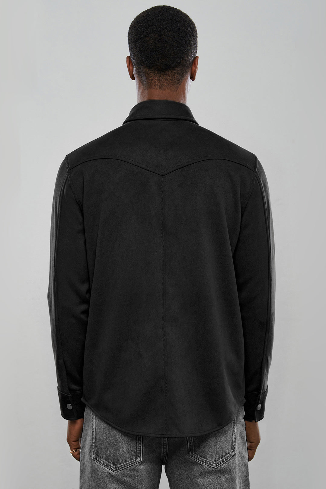 Black Western Overshirt