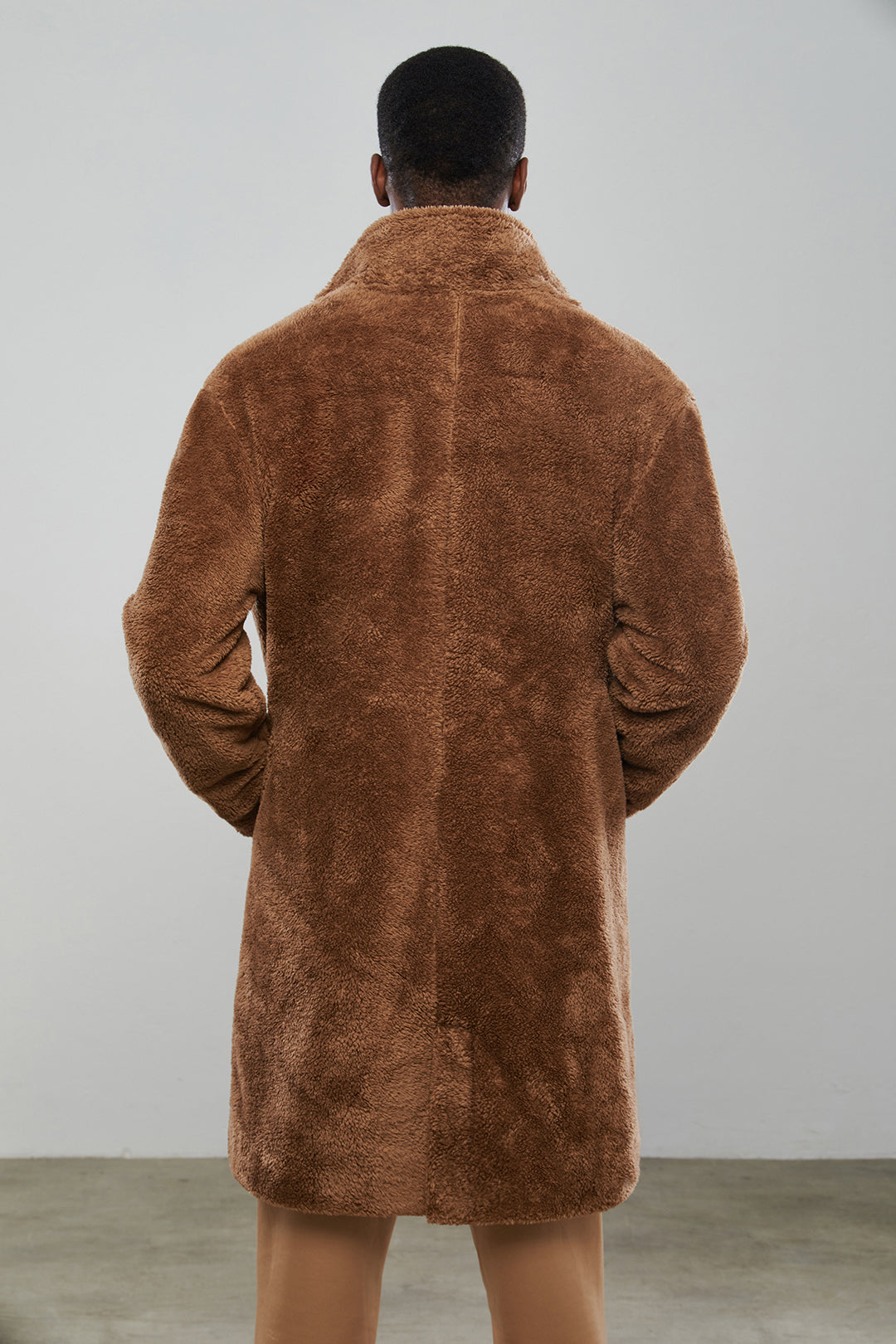 Camel Teddy Coat