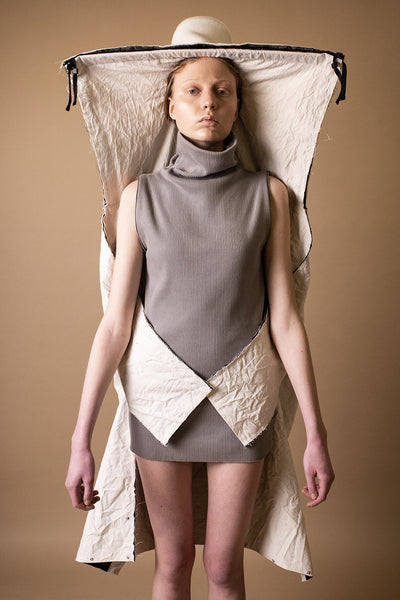 HYBRID 10-Way Transforming Piece: Coat / Hat / Bag - DZHUS - The Clothing Lounge
