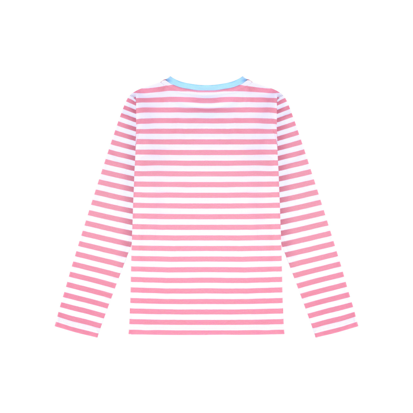 Pink Striped Cotton Top