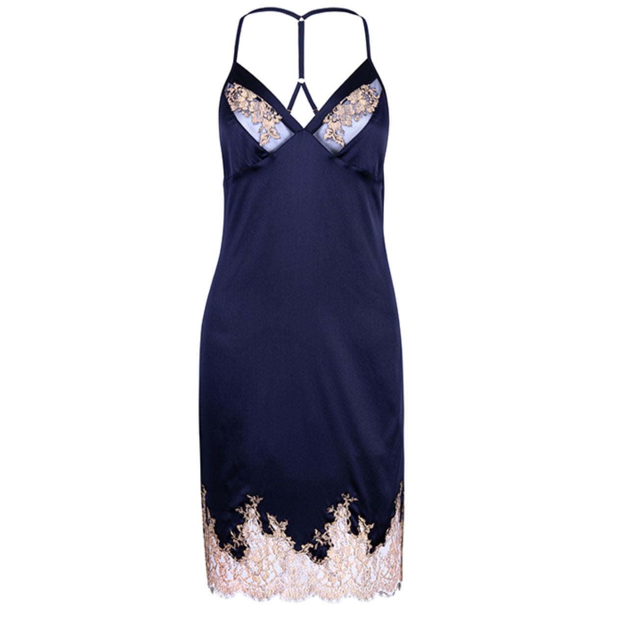 Elsa Navy Slip