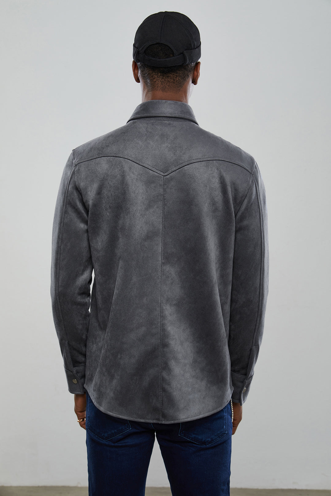 Grey Western Overshirt