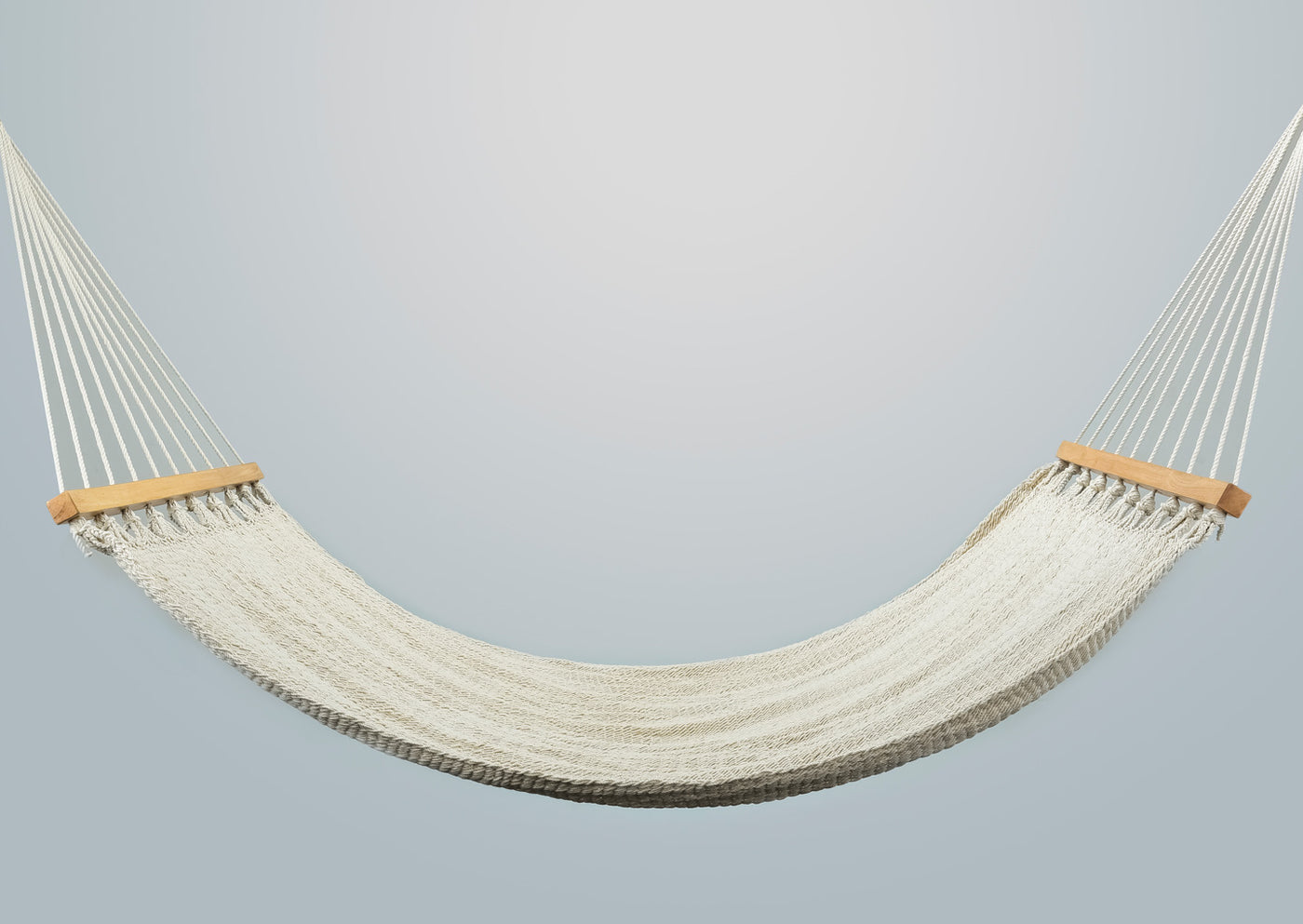 Earth Organic Natural Cotton Hammock (Wooden Bar)