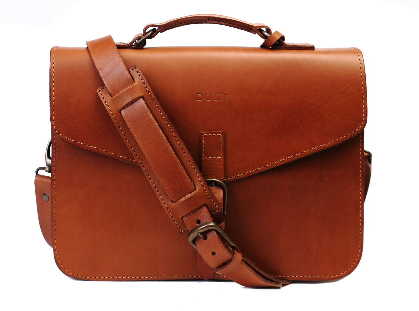 Mod 122 Briefcase Cuoio Brown