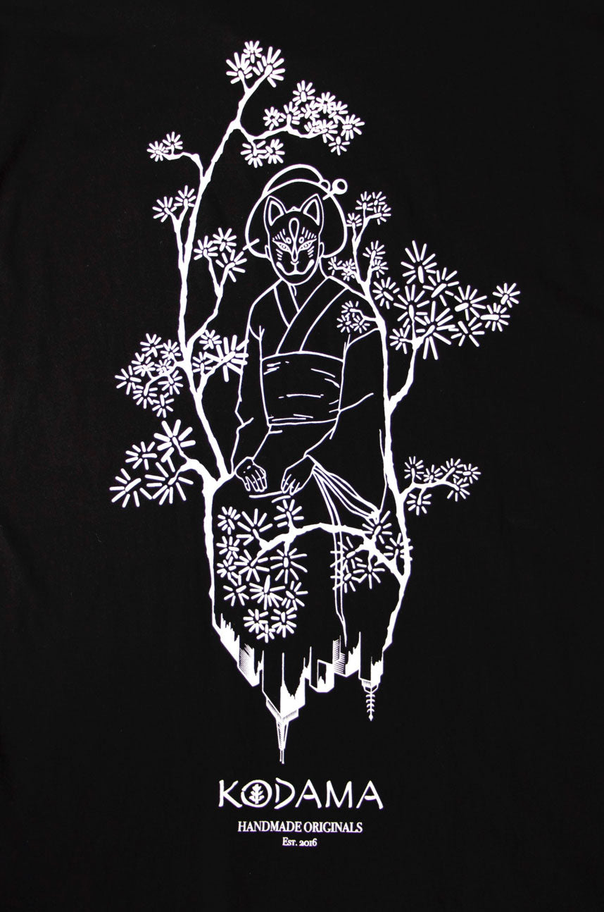 Black Urban Nature Unisex Long Sleeve T-shirt - Kodama Apparel - The Clothing Lounge