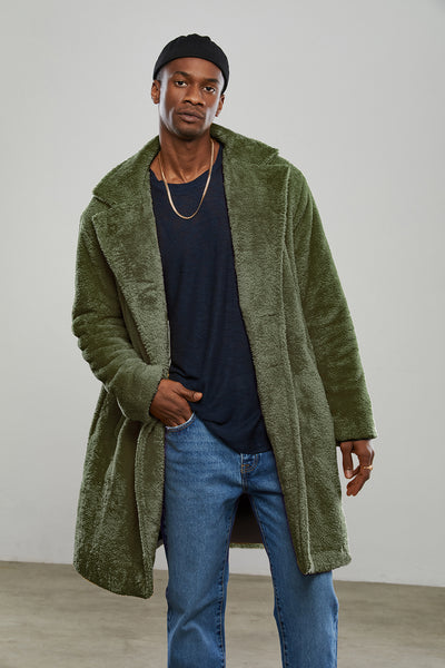 Khaki Teddy Coat