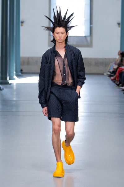 Recycled Tulle Oversized Shirt