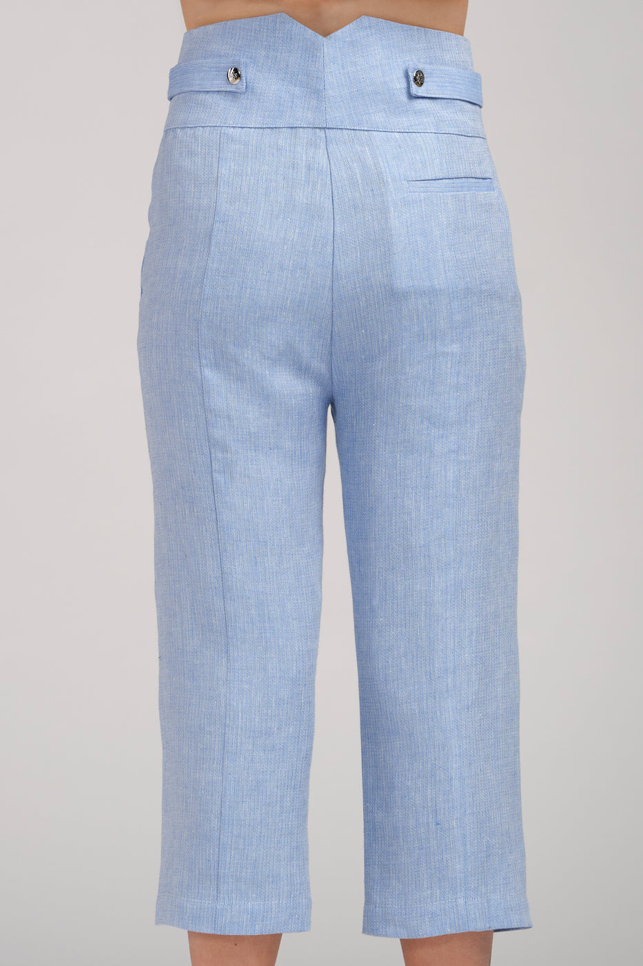 Light blue Women's office trousers